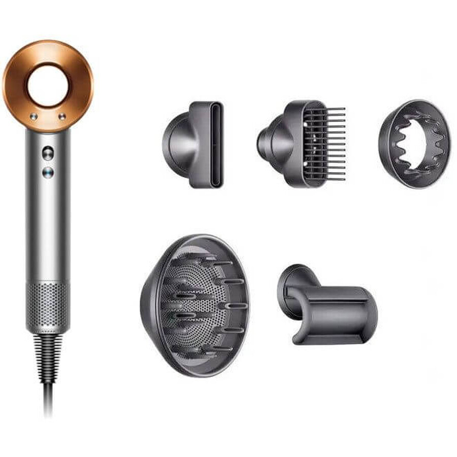 Secador de pelo Dyson Supersonic HD07 plata/cobre