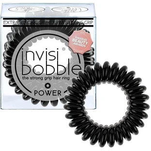 Invisibobble Power - gomas elásticas negro verdadero 3 piezas