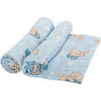 Bomimi TETRA Premium Handtuch 140 g/m2, 80x100, teddy-blau 2 Stück Bomimi TETRA Premium Handtuch 140 g/m2, 80x100, teddy-blau 2 Stück
