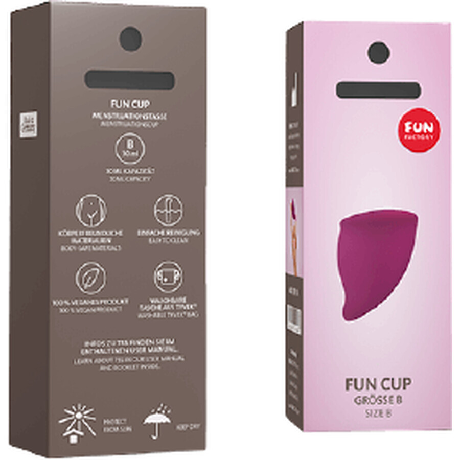 Fun Factory Fun Cup menstruatiecup maat B Paars