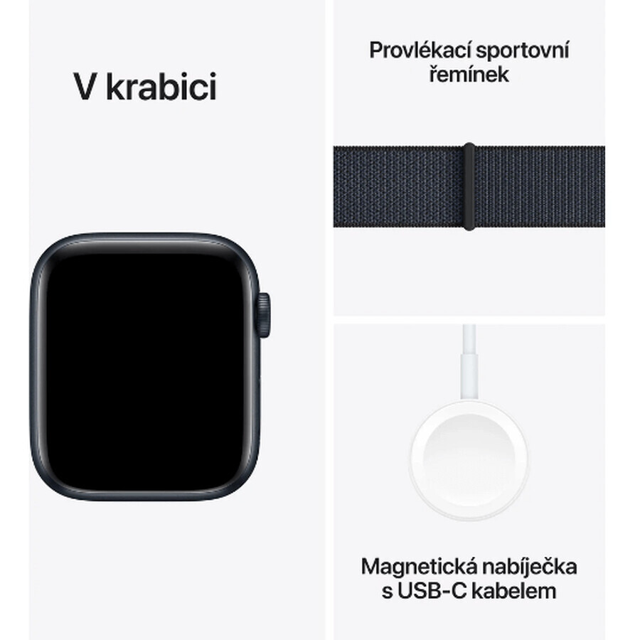 Apple Watch SE GPS GPS 40mm Midnight Aluminum Case with Sport Ink Buckle
