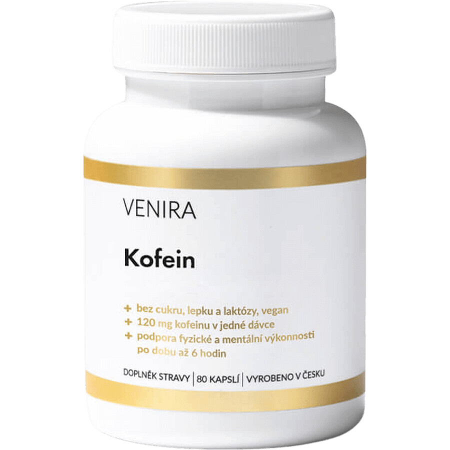 Venira Cafeína 80 cápsulas