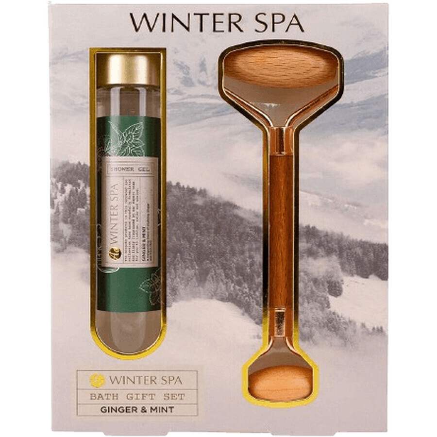 Boutique Accentra Coffret spa d'hiver, rouleaux de massage en bois Accentra Coffret spa d'hiver, rouleaux de massage en bois