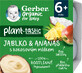Gerber Organic 100% vegetable apple and pineapple dessert with coconut milk piece 4 x 90 g