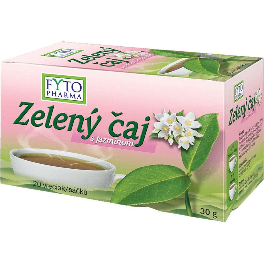 Phytopharma Té verde con jazmín, en porciones 20 x 1,5 g