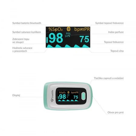 TrueLife Oximeter X5 BT Bluetooth Pulse Oximeter