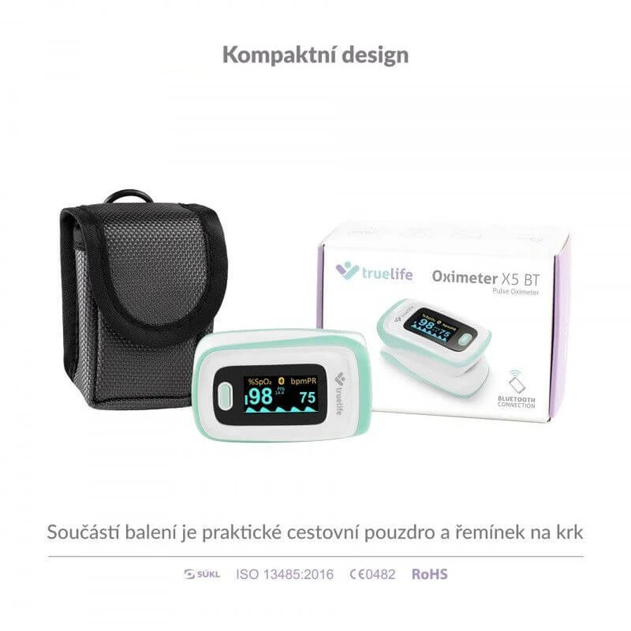 TrueLife Oximeter X5 BT Bluetooth Pulse Oximeter