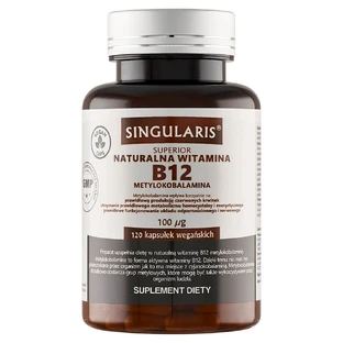 Singularis Superior Natural Vitamin B12 Methylcobalamin 100 mg, 120 softgels