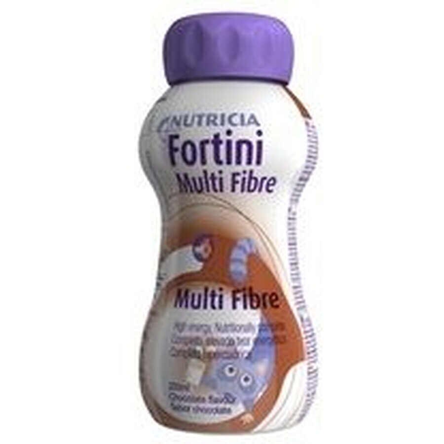 Fortini Multi Fibre para la nutrición infantil con sabor a chocolate 200 ml