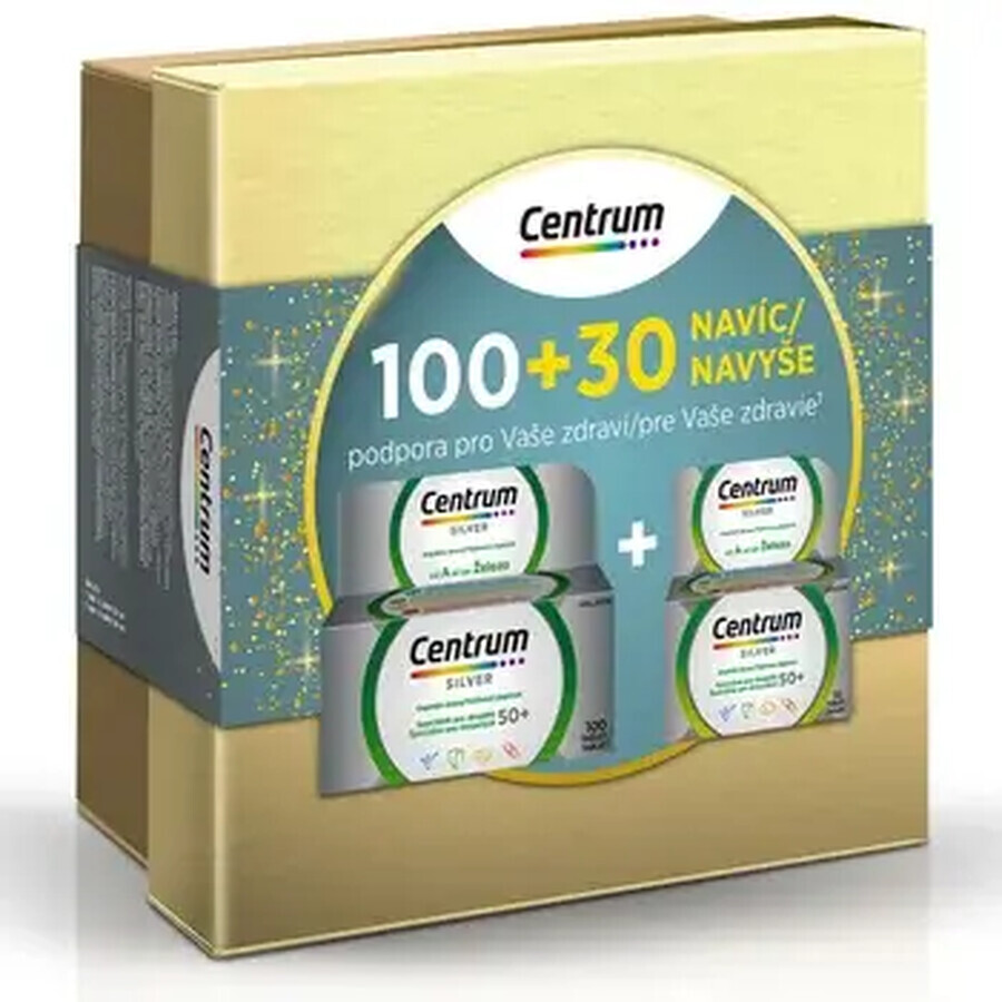 Centrum Silver AZ 50+, envase de regalo, 130 comprimidos