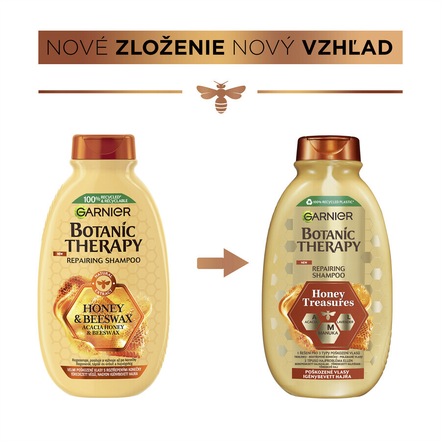 Garnier Botanic Therapy Honey & Propolis Nourishing Shampoo for Very Damaged Hair 400 ml