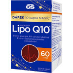 GS Co-enzym Lipo Q10 60 mg, 60 + 10 capsules GS Co-enzym Lipo Q10 60 mg, 60 + 10 capsules