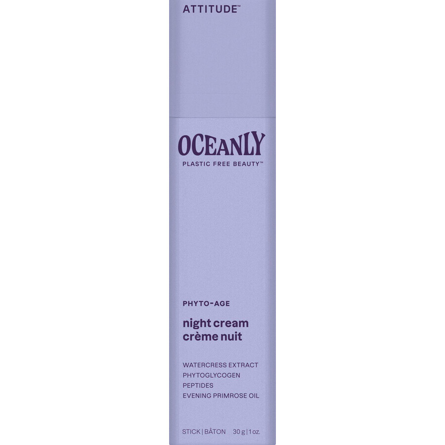 Attitude Oceanly Solid anti-aging night cream with peptides 30 g