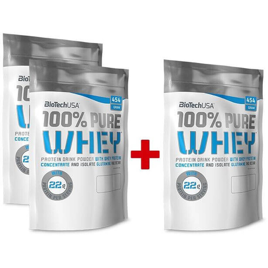 BioTech PURE WHEY (bag) 3 x 454 g chocolate