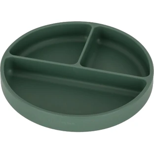 Petite&Mars Take&Match Misty Green 6m+ runder Silikon-Teilungsteller