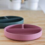 Petite&Mars Take&Match Misty Green 6m+ plato redondo para compartir de silicona Petite&Mars Take&Match Misty Green 6m+ plato redondo para compartir de silicona