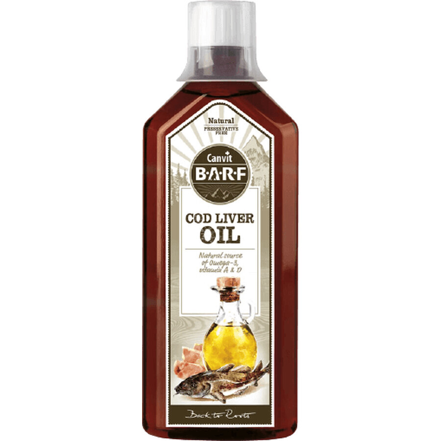 Canvit BARF Olio di fegato di merluzzo 500 ml