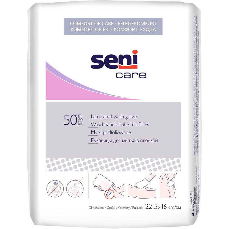 Seni Care Care Șervețel igienic cu folie laminată, 50 buc