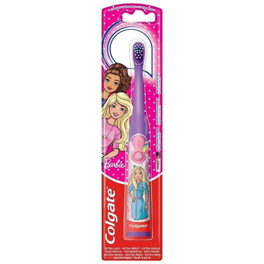 Brosse à dents Colgate Kids Barbie Sonic avec pile Colgate Kids Barbie Sonic