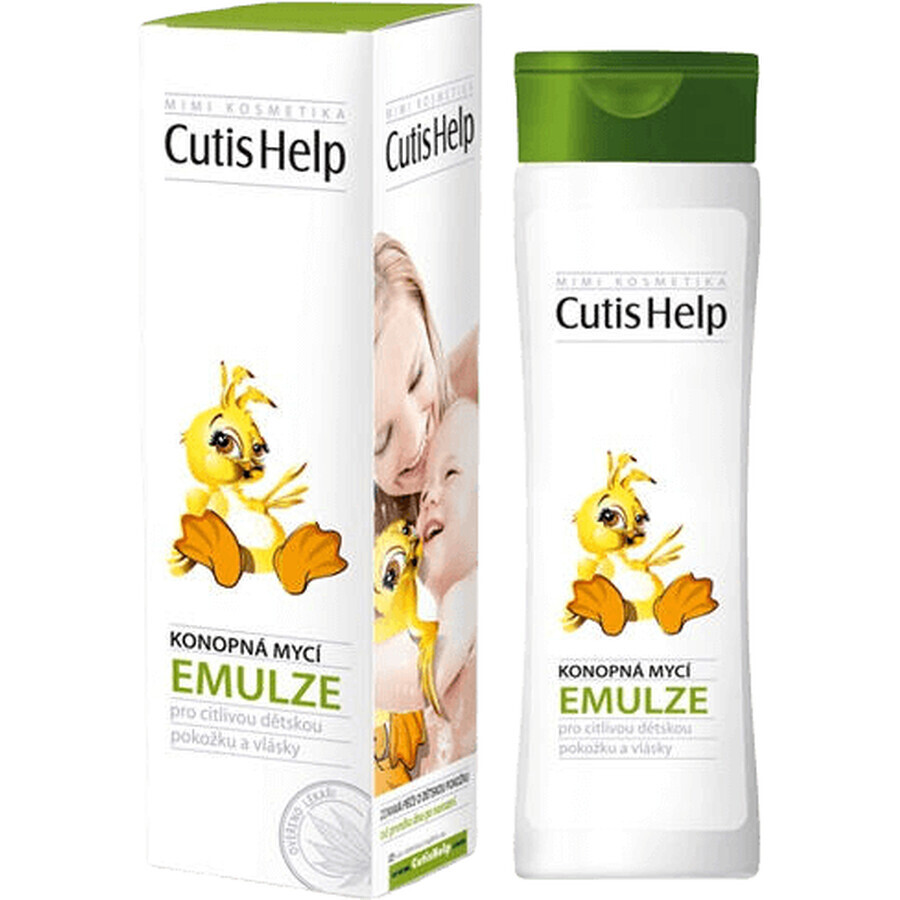 CutisHelp émulsion lavante au chanvre pour enfants 200 ml CutisHelp émulsion lavante au chanvre pour enfants 200 ml