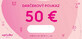 Voucher cadou pentru pilule 50 €