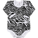 New Baby Body cu mânecă lungă pentru copii Zebra New Baby Body cu mânecă lungă pentru copii Zebra