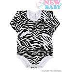 New Baby Body cu mânecă lungă pentru copii Zebra New Baby Body cu mânecă lungă pentru copii Zebra