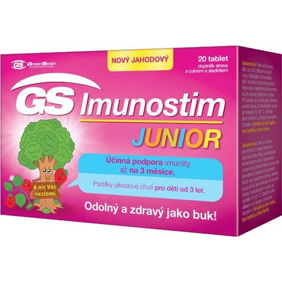 GS Imunostim Junior căpșuni 20 comprimate