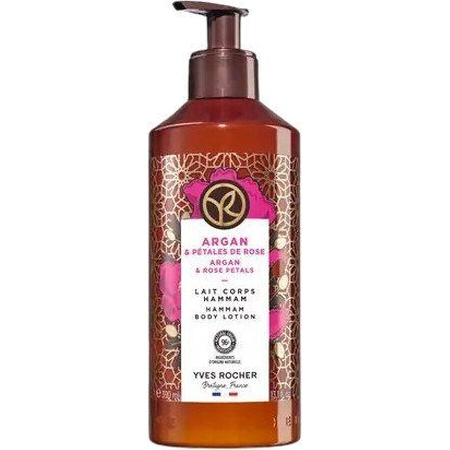 Yves Rocher Loțiune de corp Argan și trandafir organic din Maroc 390 ml