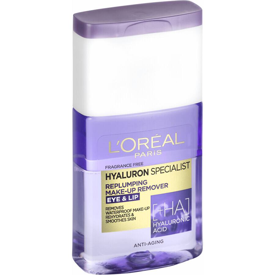 L'Oréal Paris Hyaluron Specialist Eye Makeup Remover 125 ml L'Oréal Paris Hyaluron Specialist Eye Makeup Remover 125 ml