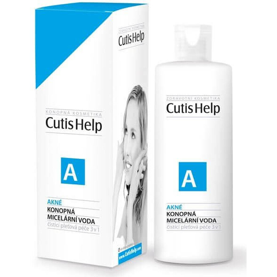 CutisHelp Acne Acne Hemp Micellar Water for cleansing and exfoliating 200 ml