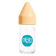 Biber&#243;n de vidrio con tetina de goma NN Caramel, 110 ml, 120002, dBb Remond