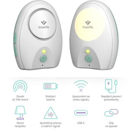 TrueLife NannyTone VM Pocket Pañal Audio digital