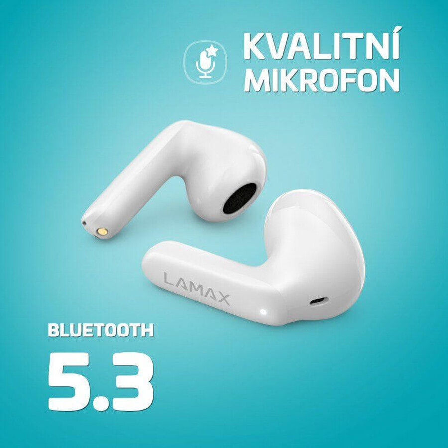 Căști fără fir LAMAX Tones1 White