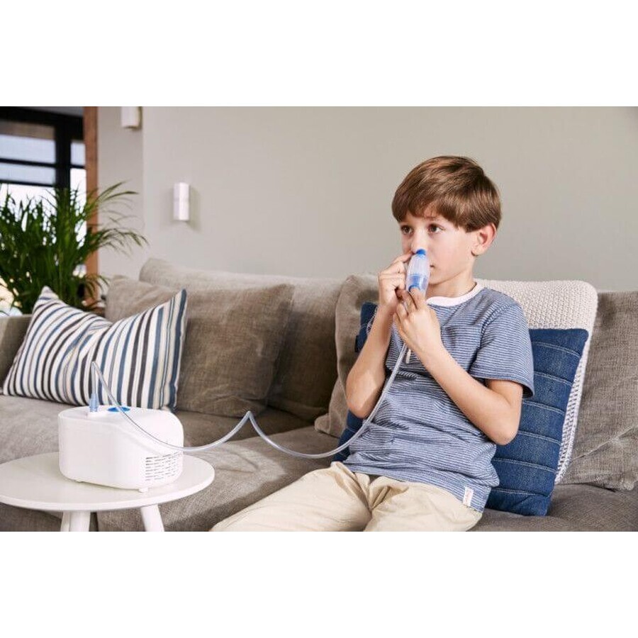 Inhalator cu compresor total Omron C102 cu duș nazal