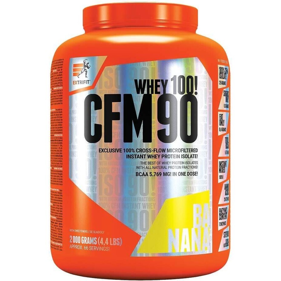 Extrifit CFM Instant-Molkeisolat 90 Banane 2kg