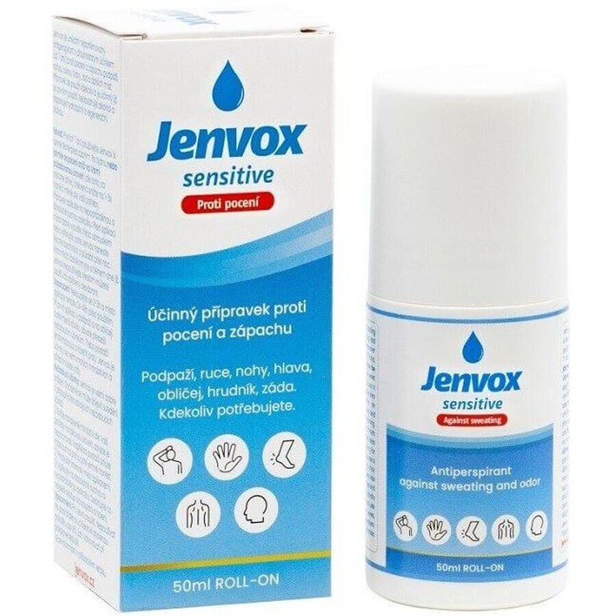 Jenvox anti sweat and odor sensitive roll-on 50 ml