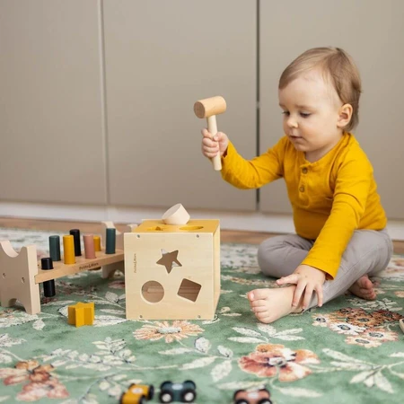 Petite&Mars Juguete Clasificador de Madera - Gravity Wood of Mars 12m+