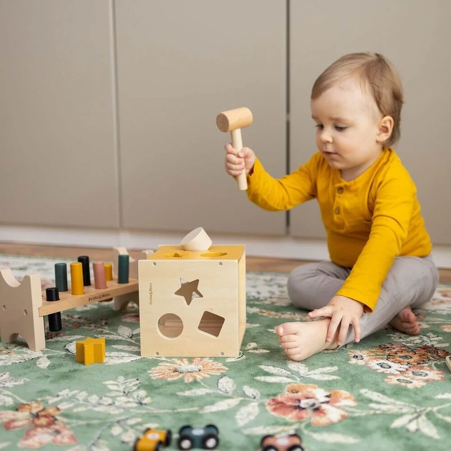 Petite&Mars Juguete Clasificador de Madera - Gravity Wood of Mars 12m+