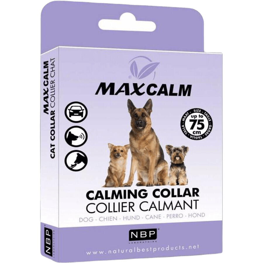 Max Calm stress kalmerende halsband voor honden