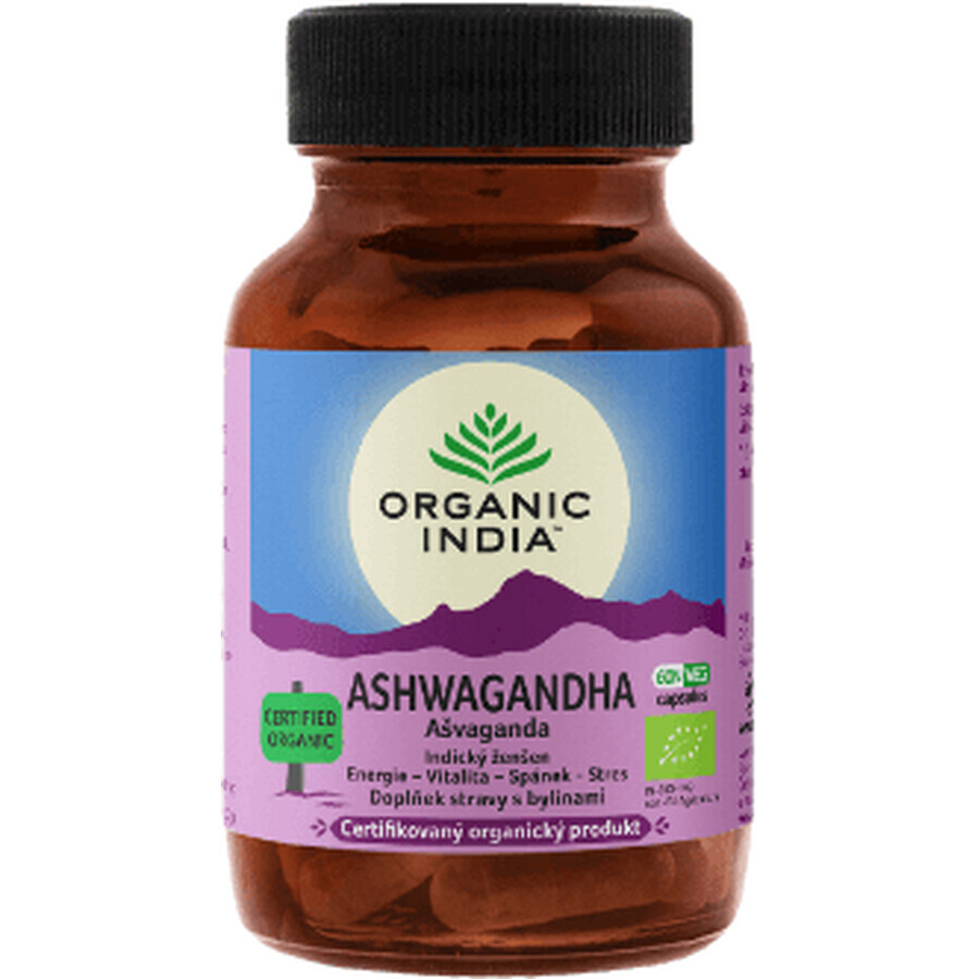 Ashwaganda de l'Inde Biologique 60 gélules