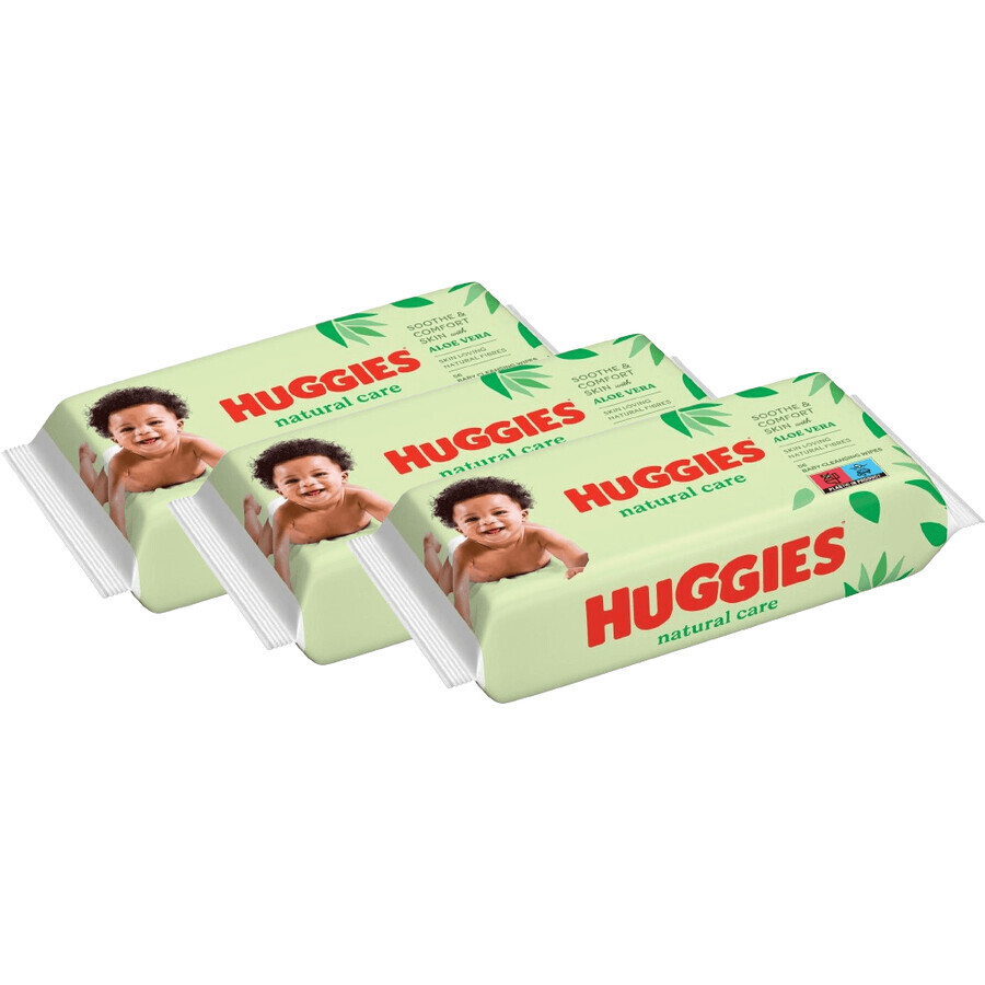 Acquista Huggies® Natural Care Tripla Salvietta Umida 3 x 56 pz. Huggies® Natural Care Tripla Salvietta Umida 3 x 56 pz.