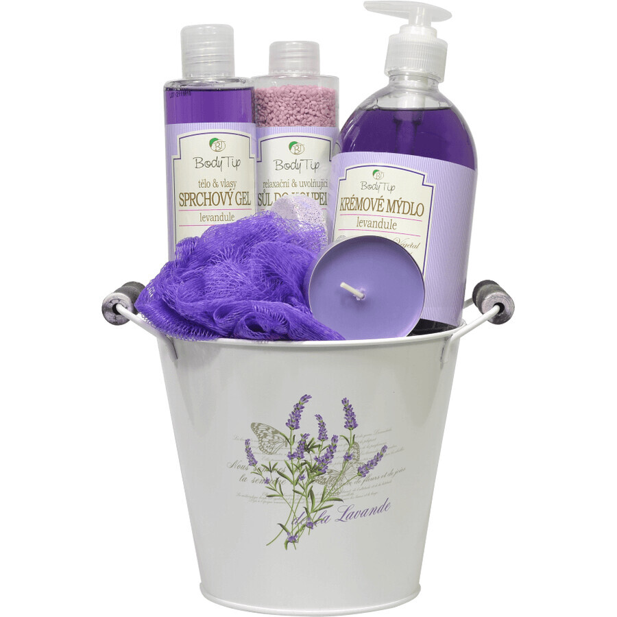 Body Tip Elegant lavender cosmetic pack 6 pieces