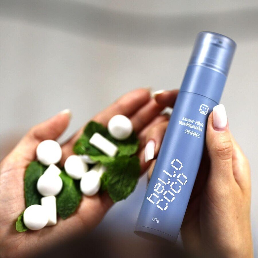Hello Coco Toothpaste, Fresh Mint 60 g