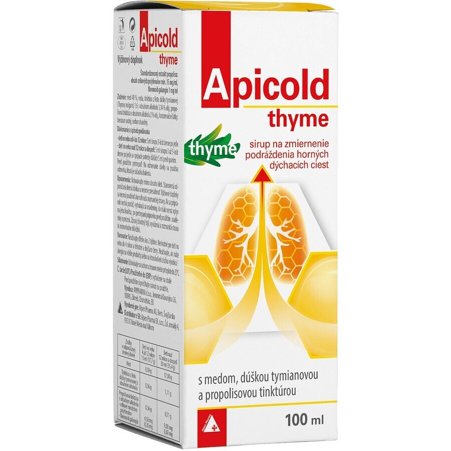 Apicold Thyme syrup 100 ml
