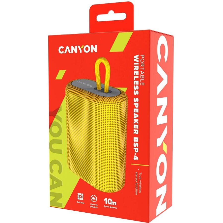 Difuzor Canyon BSP-4, BT V5.0, galben