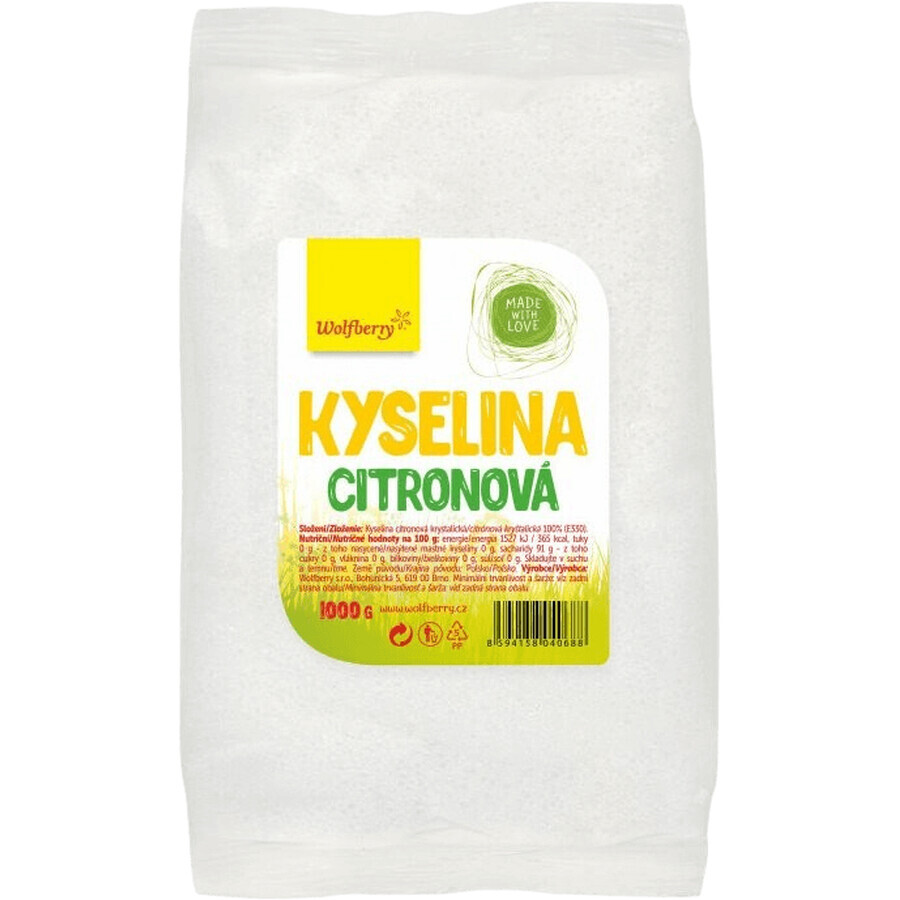 Wolfberry Acido citrico sacchetto 1000 g