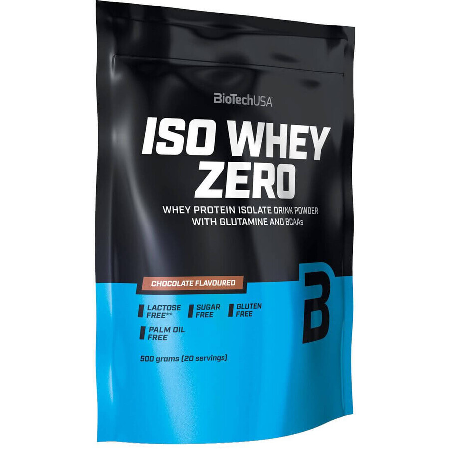 BioTech ISO ISO WHEY ZERO NATIVE (bag) strawberry 500 g