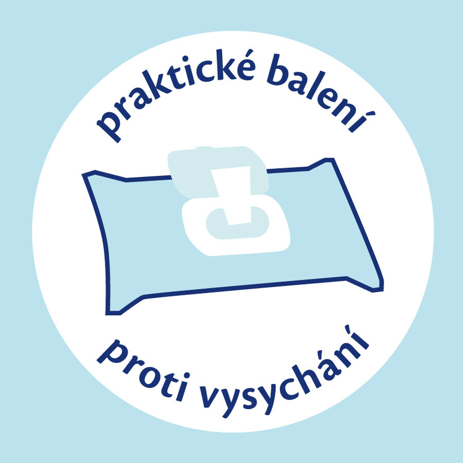HiPP Șervețele umede de curățare pentru față și mâini (+ capac) 20 buc