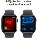 Apple Watch SE GPS 40 mm Midnight aluminium behuizing met Midnight sportband - M/L Apple Watch SE GPS 40 mm Midnight aluminium behuizing met Midnight sportband - M/L